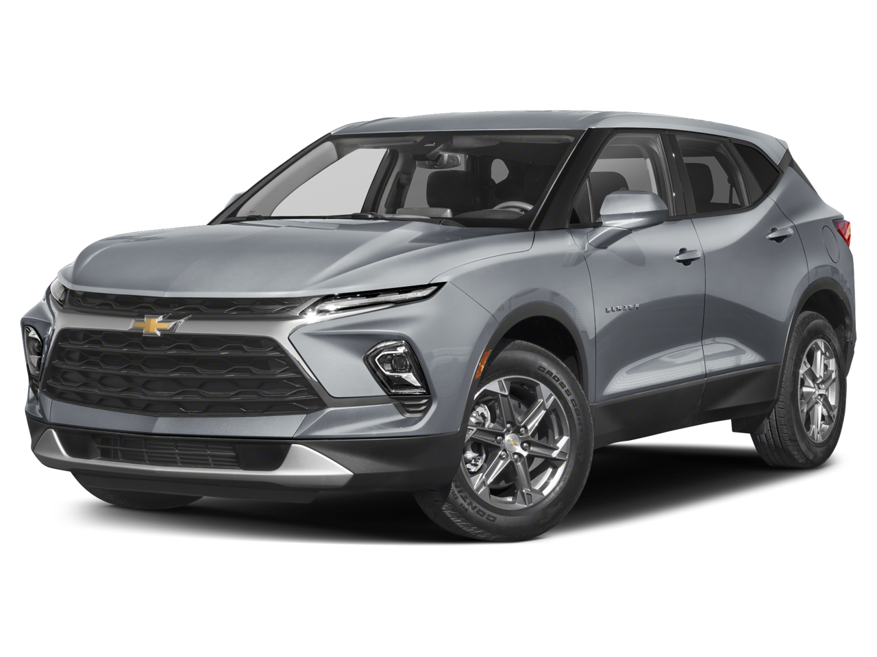 2024 Chevrolet Blazer 3LT in Black — front three-quarter view