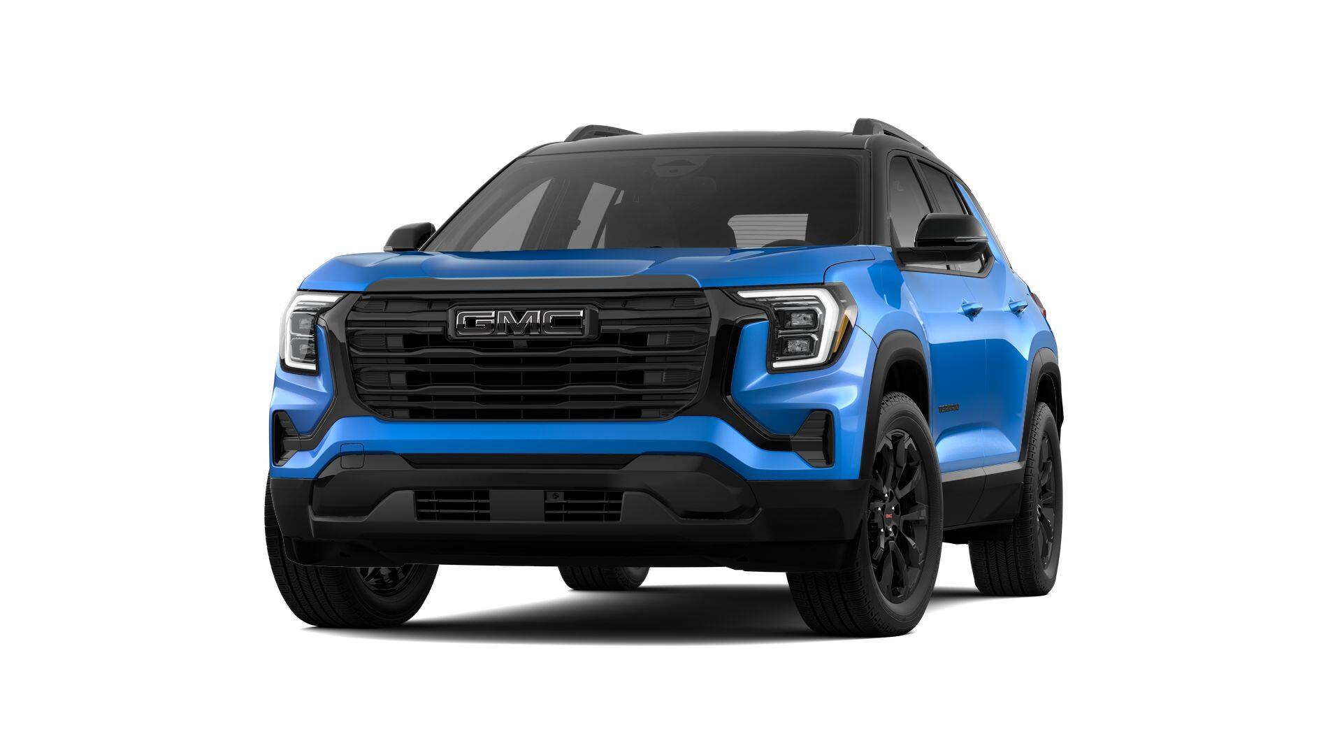 2026 GMC Terrain Elevation in Rapids Metallic — front three-quarter view